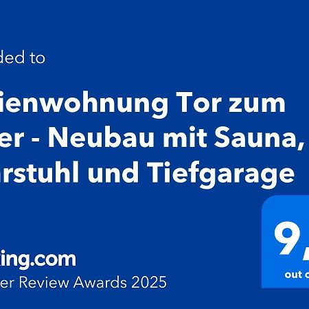 Ferienwohnung Tor Zum Meer - Neubau Mit Sauna, Fahrstuhl Und Tiefgarage Кюлунгсборн Екстер'єр фото