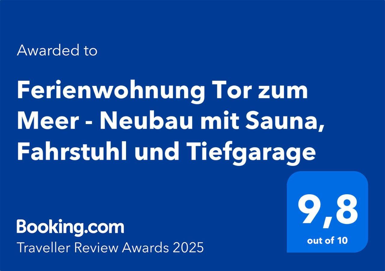 Ferienwohnung Tor Zum Meer - Neubau Mit Sauna, Fahrstuhl Und Tiefgarage Кюлунгсборн Екстер'єр фото
